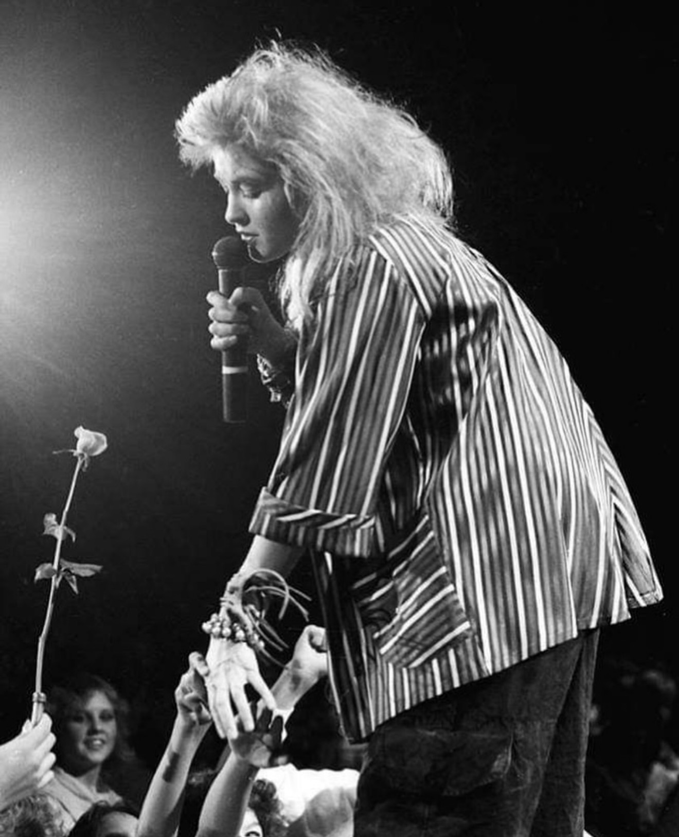 Cyndi Lauper on stage